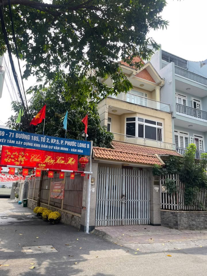 Nhà Mặt Tiền Đường 185, Thủ Đức 128m² – 15 Tỷ – Kinh Doanh Đỉnh Cao