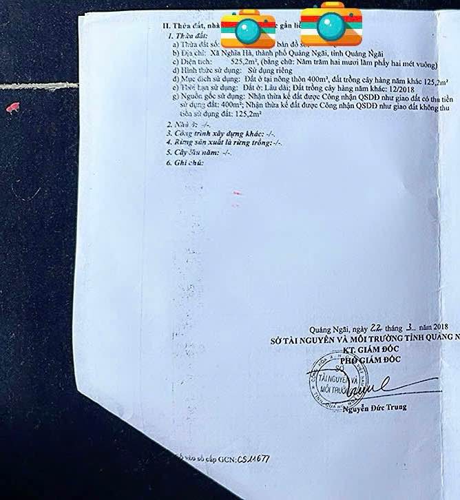 Đất Vườn Nghĩa Hà, Quảng Ngãi 500m² giá chỉ 1.x Tỷ - Sổ Đỏ Chính Chủ!