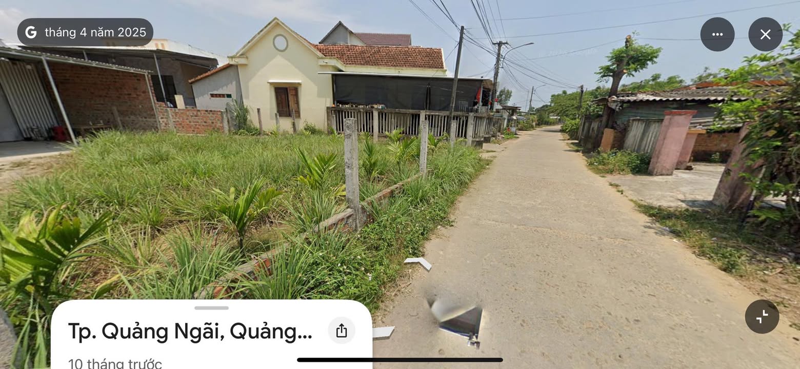 Đất nền Tịnh Khê (Quảng Ngãi) 129m² - Sổ đỏ riêng, giá 620 triệu