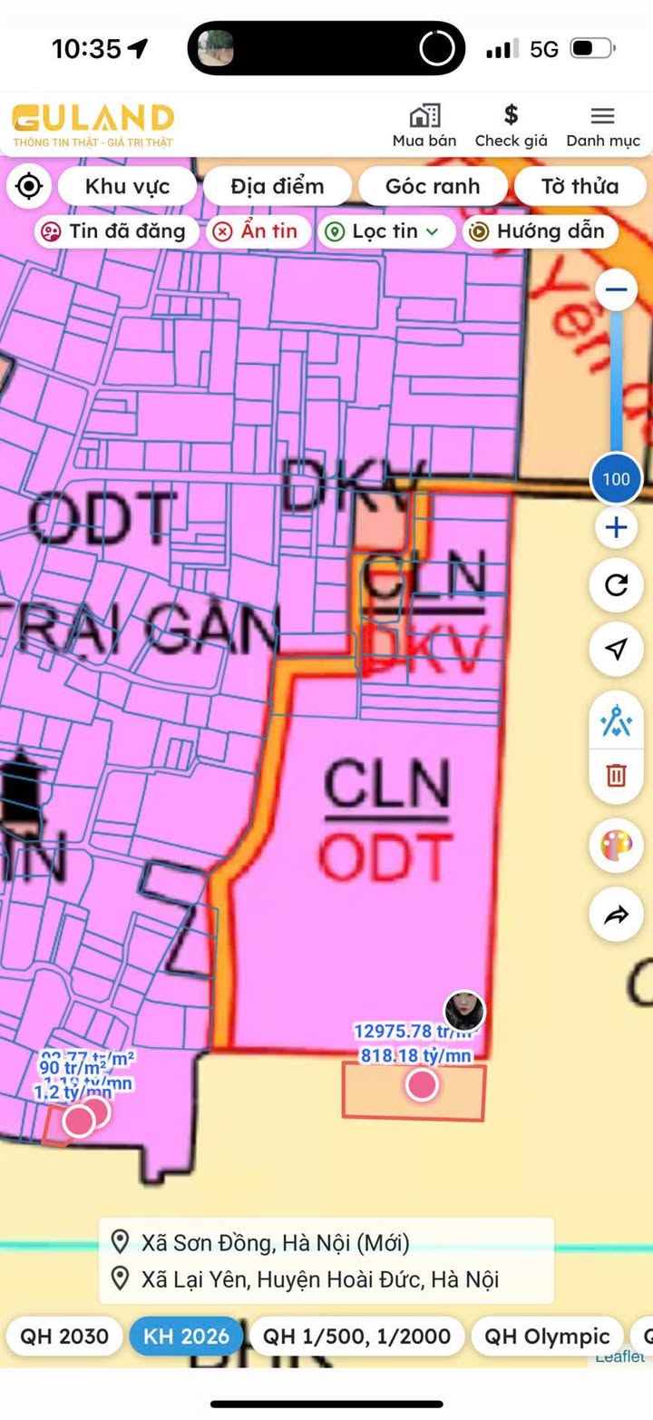 Đất vườn Song Phương, Hoài Đức 432m² - Sổ đỏ chính chủ, công chứng ngay!