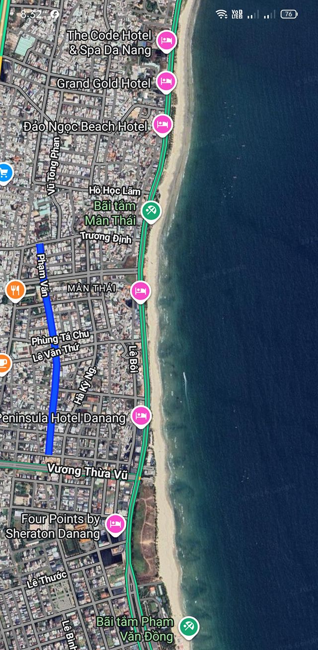 Đất Mặt Tiền Phạm Vấn, Sơn Trà, Đà Nẵng - 115m² Sẵn Sổ Hồng