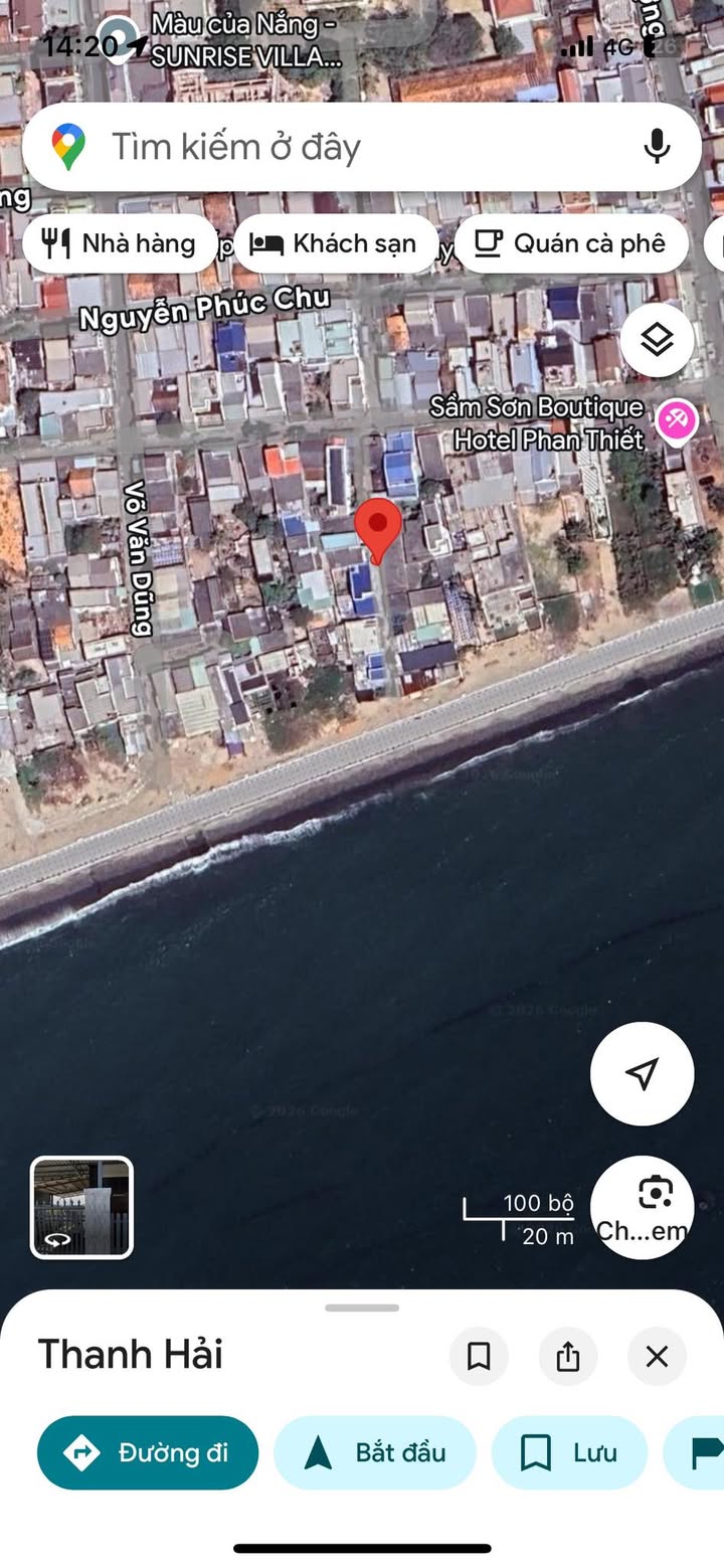 Đất Thổ Cư Lô Gốc 100m² Hai Mặt Tiền Gần Biển Phan Thiết - Giá 2.5 Tỷ