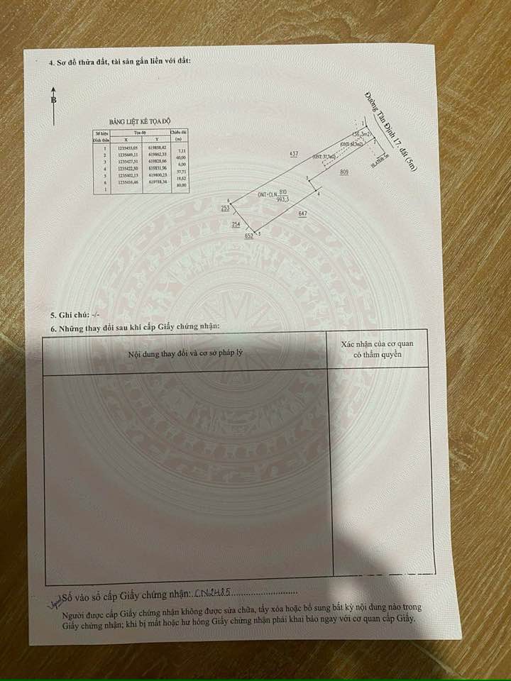 Đất nền Tân Định Bắc Tân Uyên 993m² - Sổ đỏ chính chủ