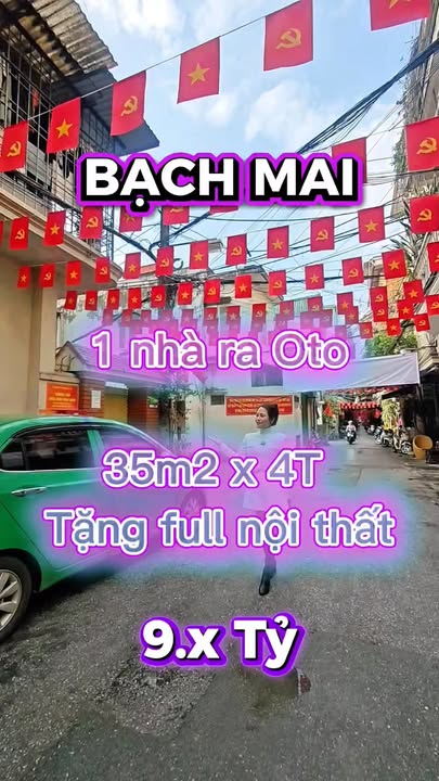 Nhà phố Hồng Mai 35m², 4 tầng - Ô tô đỗ cửa, 9.x tỷ