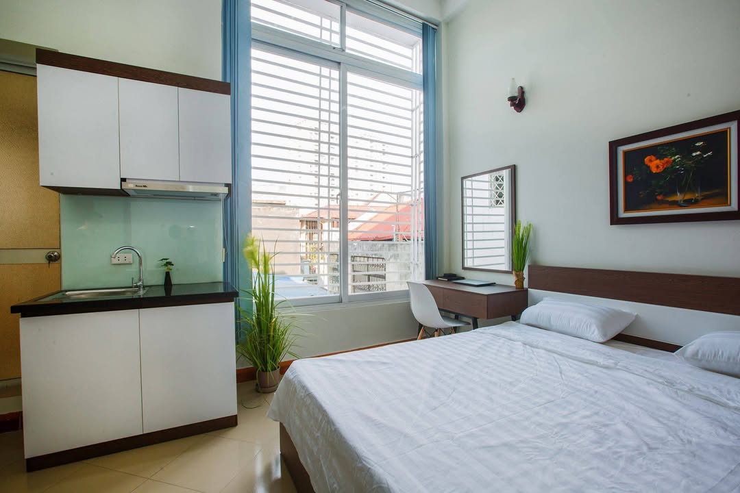 Studio 30m² Thái Thịnh, Đống Đa - Giá 6 Triệu, Đầy Đủ Nội Thất