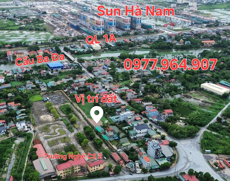 Đất Vàng Phủ Lý: 62m² Mặt Tiền 8.1m, Sát KCN Kim Bình, Giá Đầu Tư
