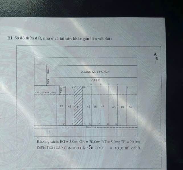Đất nền TTP Cẩm Bình 100m² hướng Bắc - Sổ đỏ sẵn sàng giao dịch