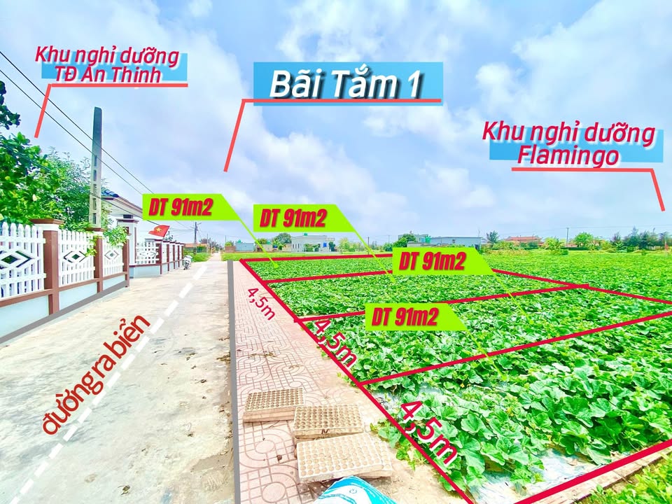 Đất Hải Phong Giao Thủy 91m² giá mềm - Sổ đỏ chính chủ