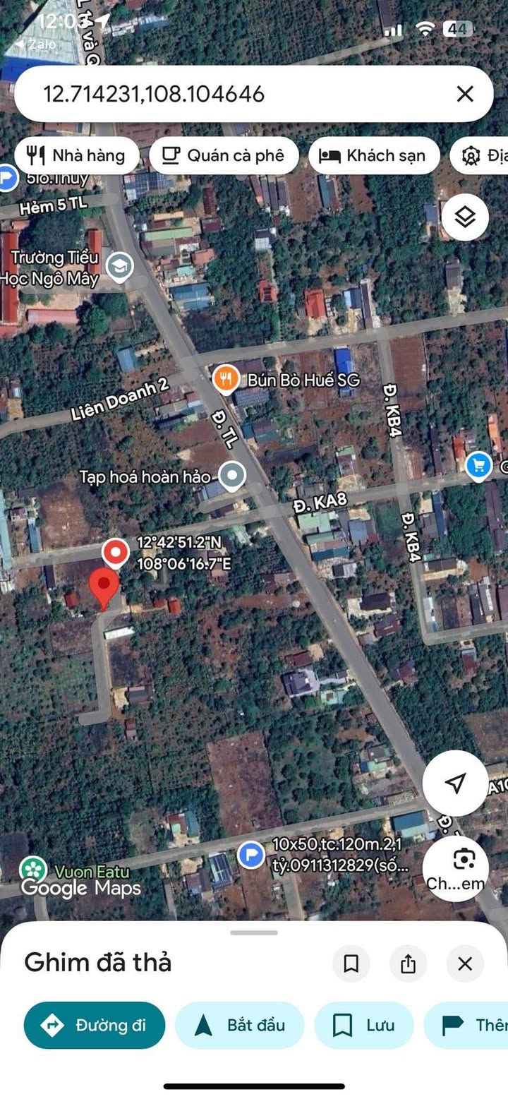 Bán Đất Góc 2 Mặt Tiền Hẻm KA8 Tân An, BMT - 143m² Sổ Đỏ