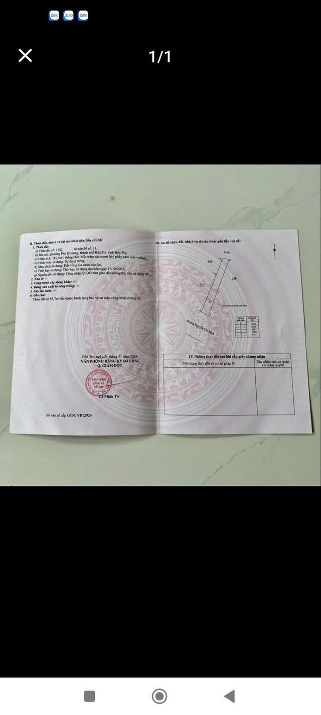 Đất nền Nguyễn Thị Định, Thạnh Phú 82m² - Sổ đỏ chính chủ