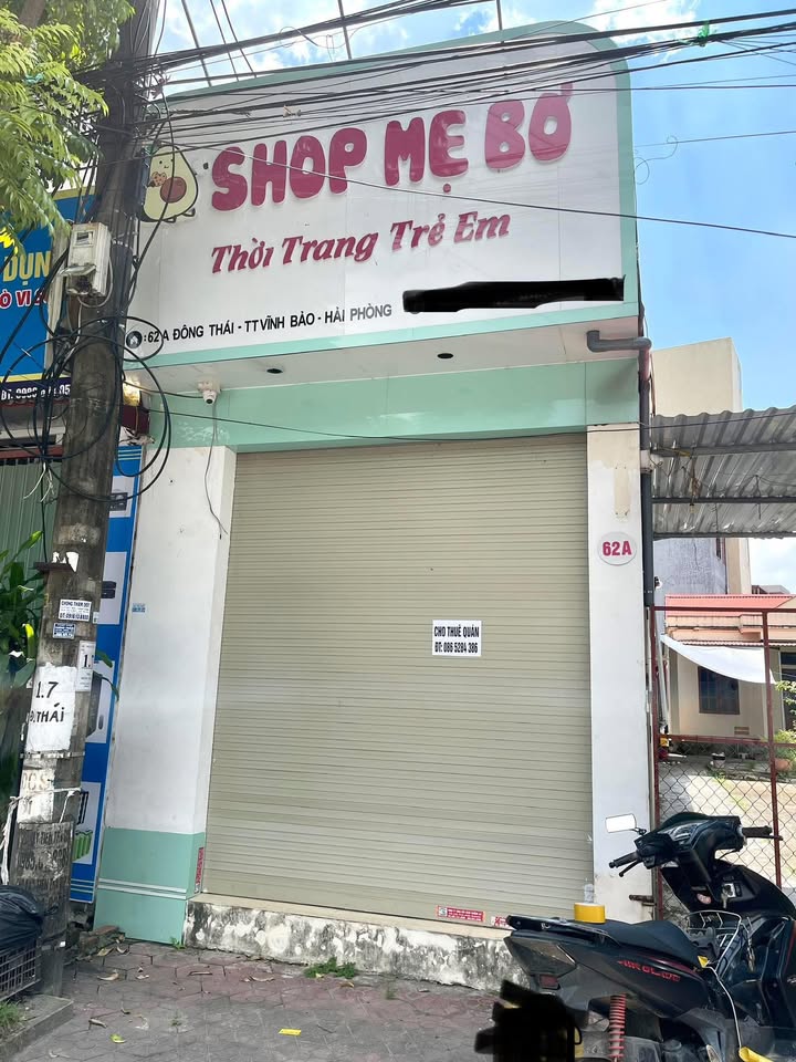 Mặt bằng kinh doanh Đông Thái Vĩnh Bảo 3.5 triệu - Vị trí đắc địa