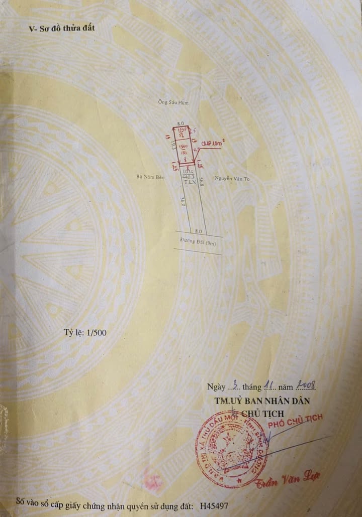 Bán Đất Mặt Tiền Phú Mỹ, Thủ Dầu Một - 288m² - 6 Tỷ