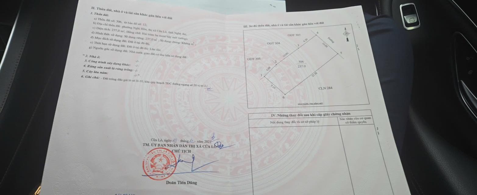 Bán Đất Nền Nghi Hòa, Vinh 237m² - Sổ Đỏ Chính Chủ, Gần VinWonders