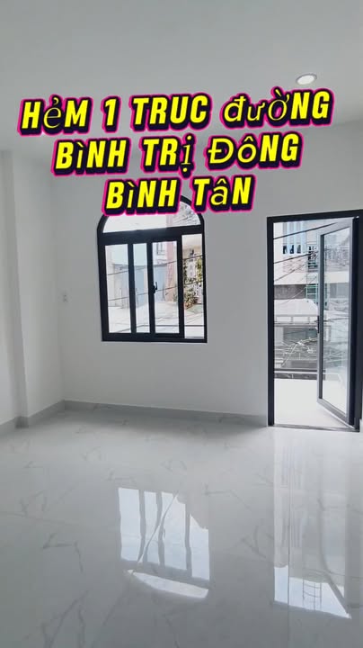 Nhà 3 Tầng 64m² Bình Tân - Ngang 4m, 4PN, Gần Chợ Bình Trị Đông