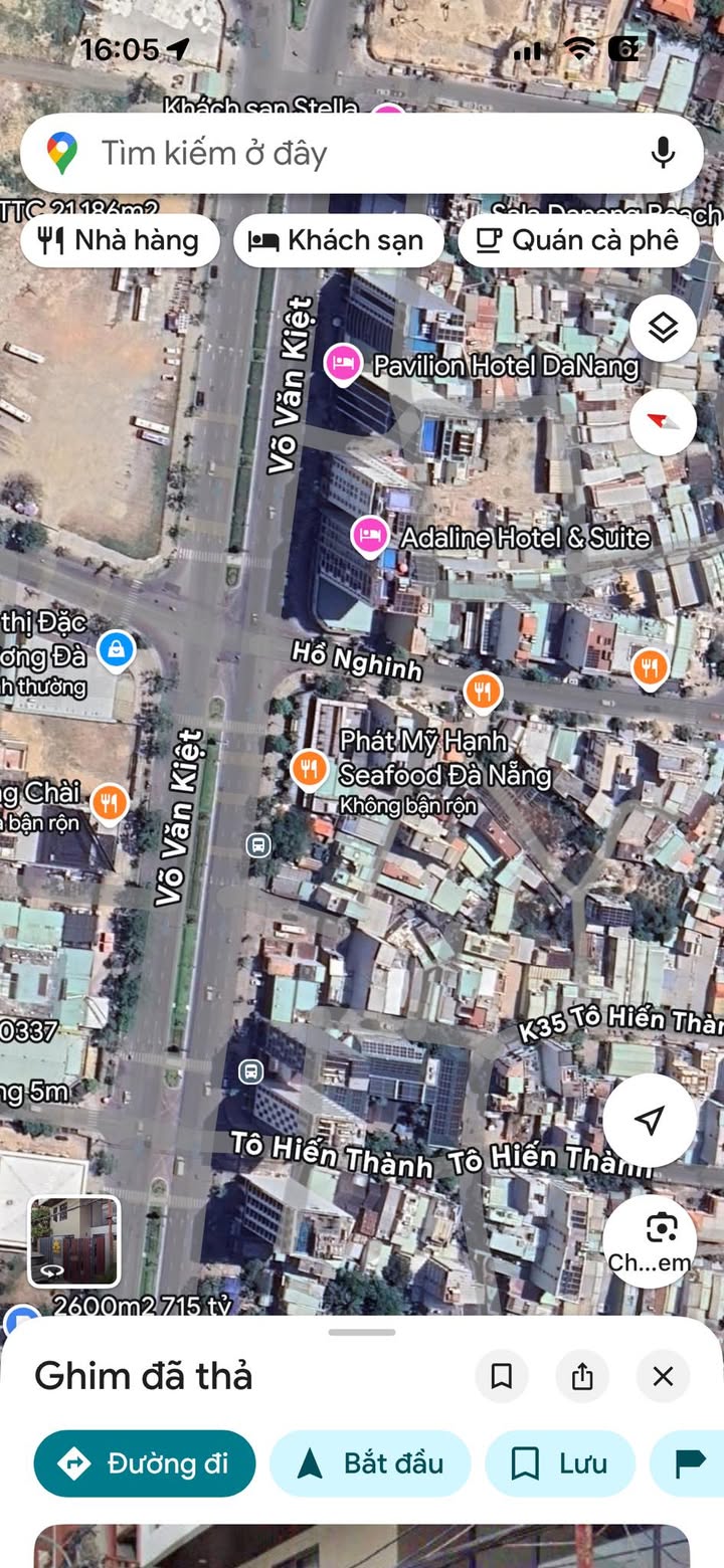 Đất Tô Hiến Thành Sơn Trà 128m² 20.9 tỷ - Sổ đỏ chính chủ