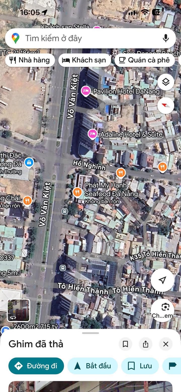 Đất nền Tô Hiến Thành Đà Nẵng 127m² 20.9 tỷ - Đường to ô tô