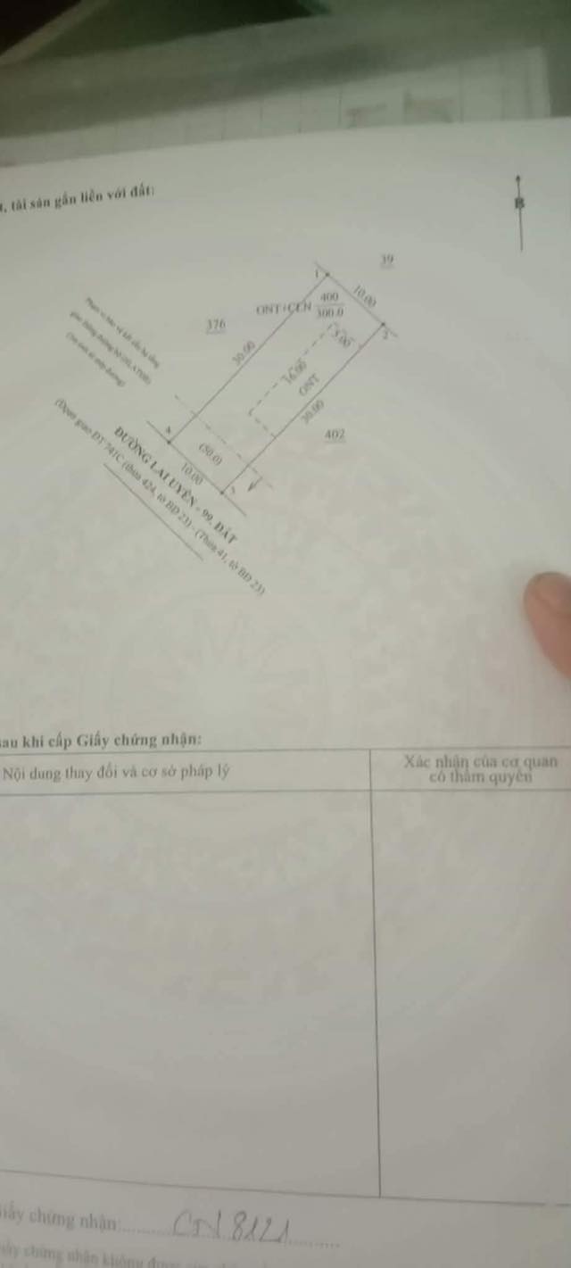 Đất nền Lai Uyên 300m² giá 1.55 tỷ - Sổ đỏ chính chủ, tiềm năng tăng giá!