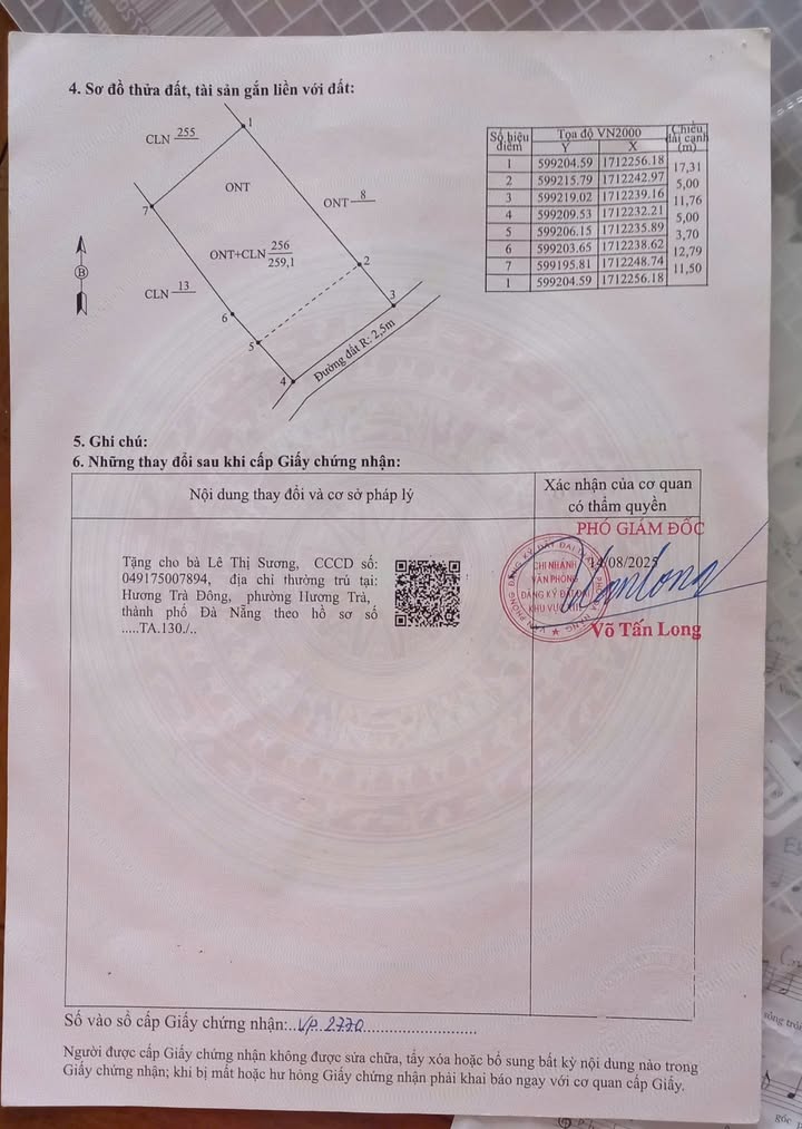 Đất nền Tam Hải, Núi Thành 258m² giá 2.1 tỷ - Tiềm năng tăng giá vượt trội!