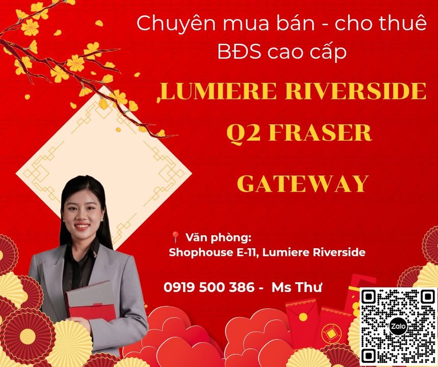 Căn hộ Lumiere Riverside Thủ Đức 49.4m² View Sông - Giá 9.5 tỷ