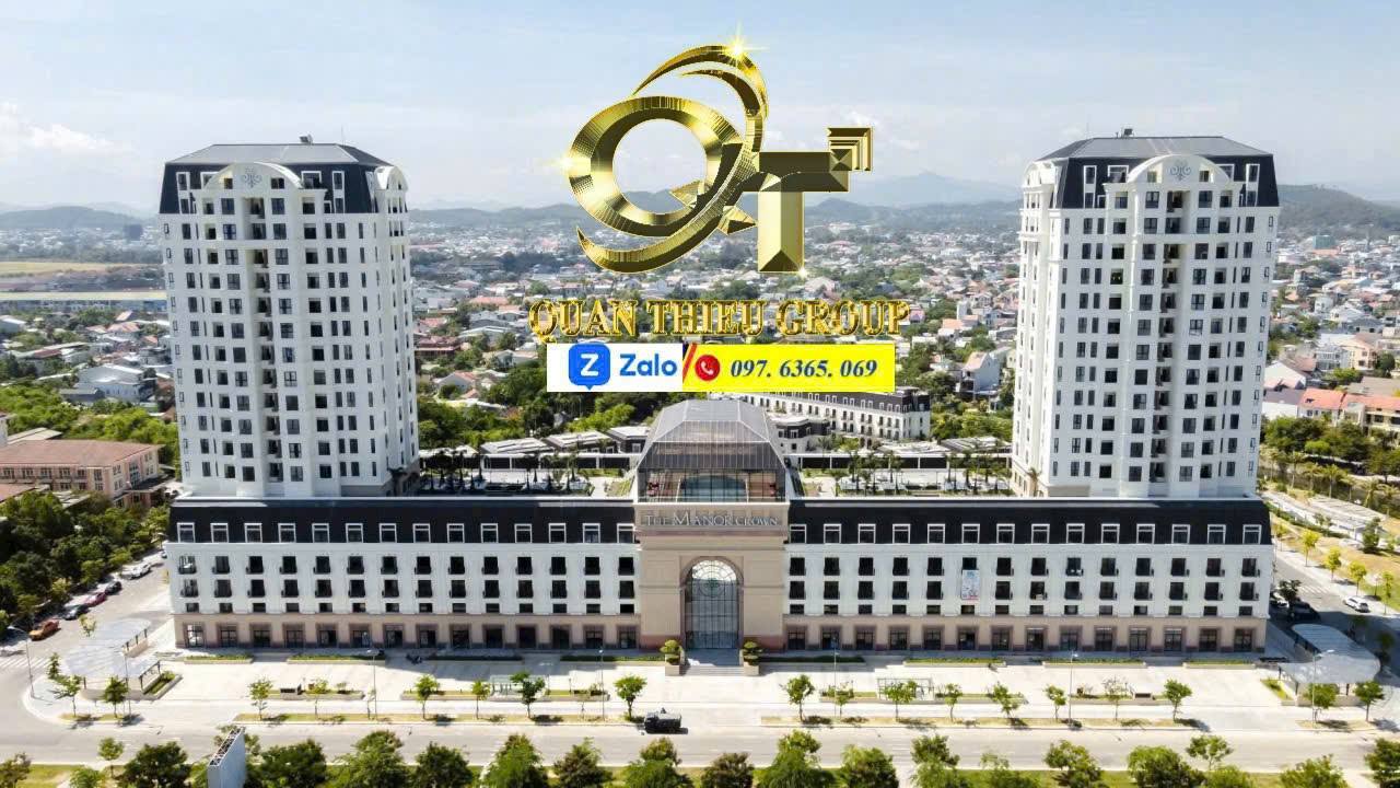 Shophouse The Manor Crown Hue 70m² 9.5tr - Cho thuê ngay