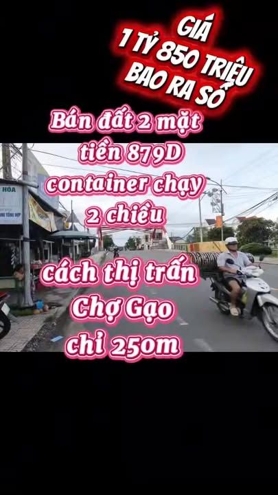 Đất nền Mỹ Tho 274m² giá 1,85 tỷ - Sổ đỏ sẵn sàng