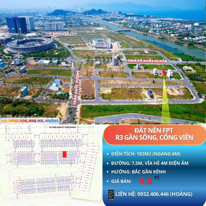 Nhà Mặt Tiền R3 FPT, Đà Nẵng - 102m² Kinh Doanh Giá Tốt