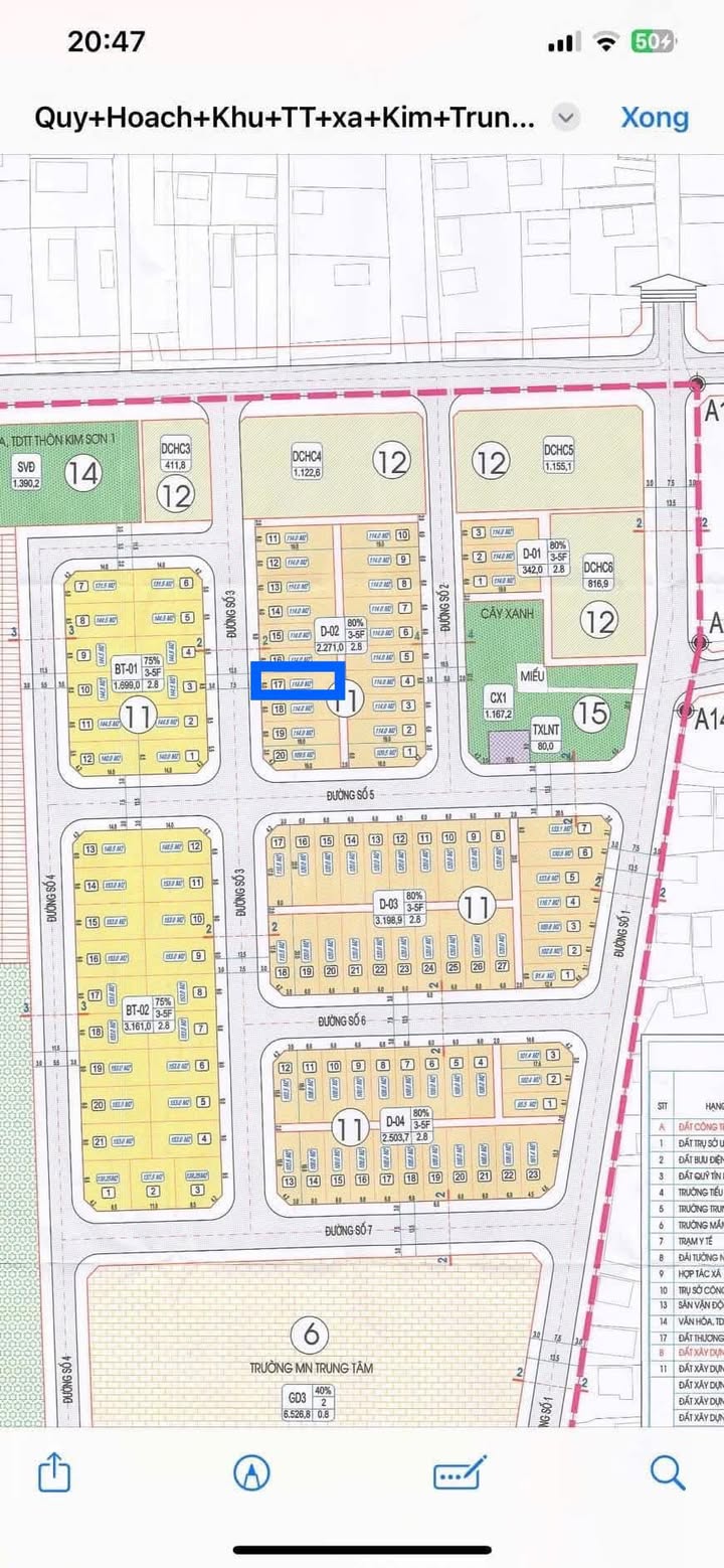 Bán Gấp Townhouse LK02-17, Trục Chính KĐT Kim Trung, Thái Bình - 114m²