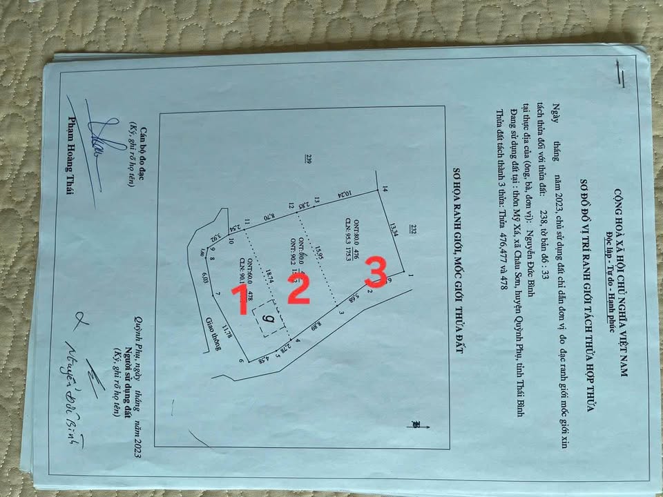 Bán Đất Nền Châu Sơn, Quỳnh Phụ, Thái Bình - Sổ Đỏ, Ngõ Ô Tô Giá Chỉ Từ 5xx Triệu