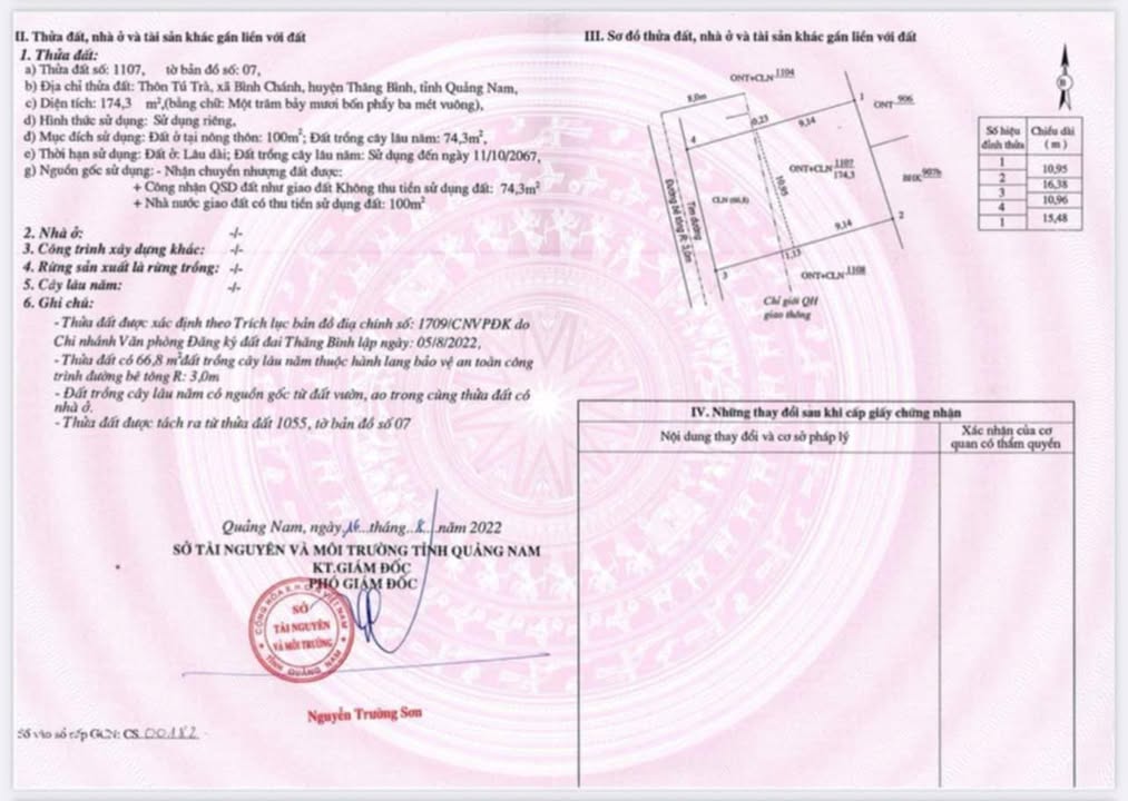 Đất Nền Thăng Bình 175m² Sổ Hồng Sẵn - Giá Đầu Tư 2xx Triệu