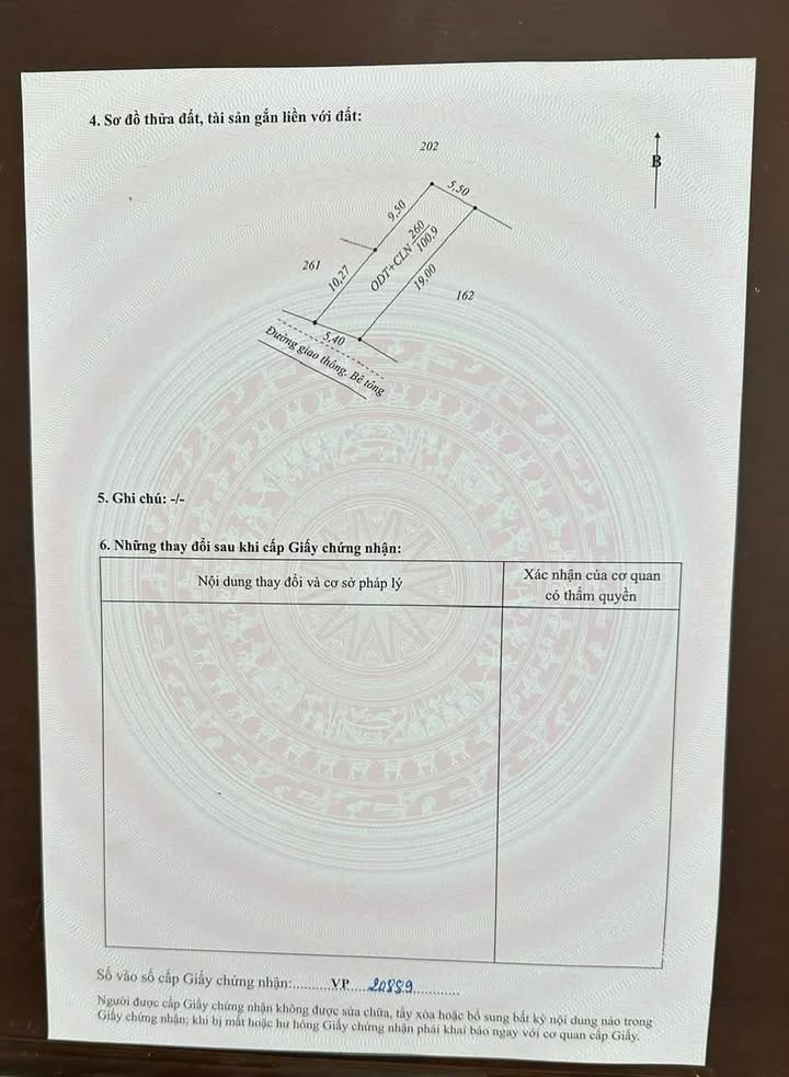 Đất nền Đồng Hới 101m² - Mặt tiền 5.4m nở hậu, ô tô vào nhà