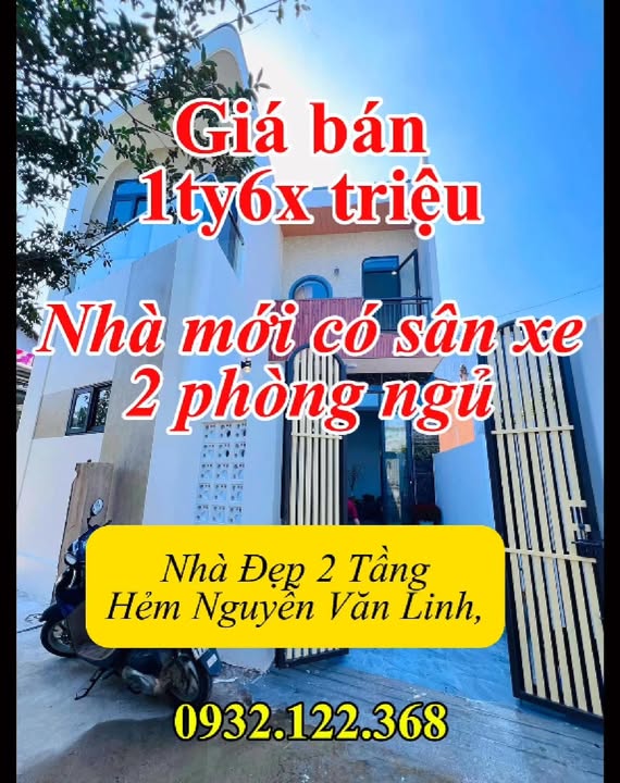 Nhà 2 Tầng Hiện Đại, Hẻm Nguyễn Văn Linh, Quảng Ngãi - 1.6 Tỷ