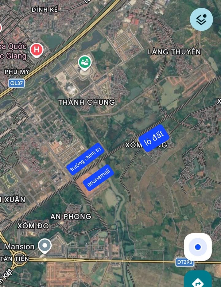 Đất nền 100m² gần Aeon Mall Bắc Giang - Sổ đỏ sẵn, giá đầu tư