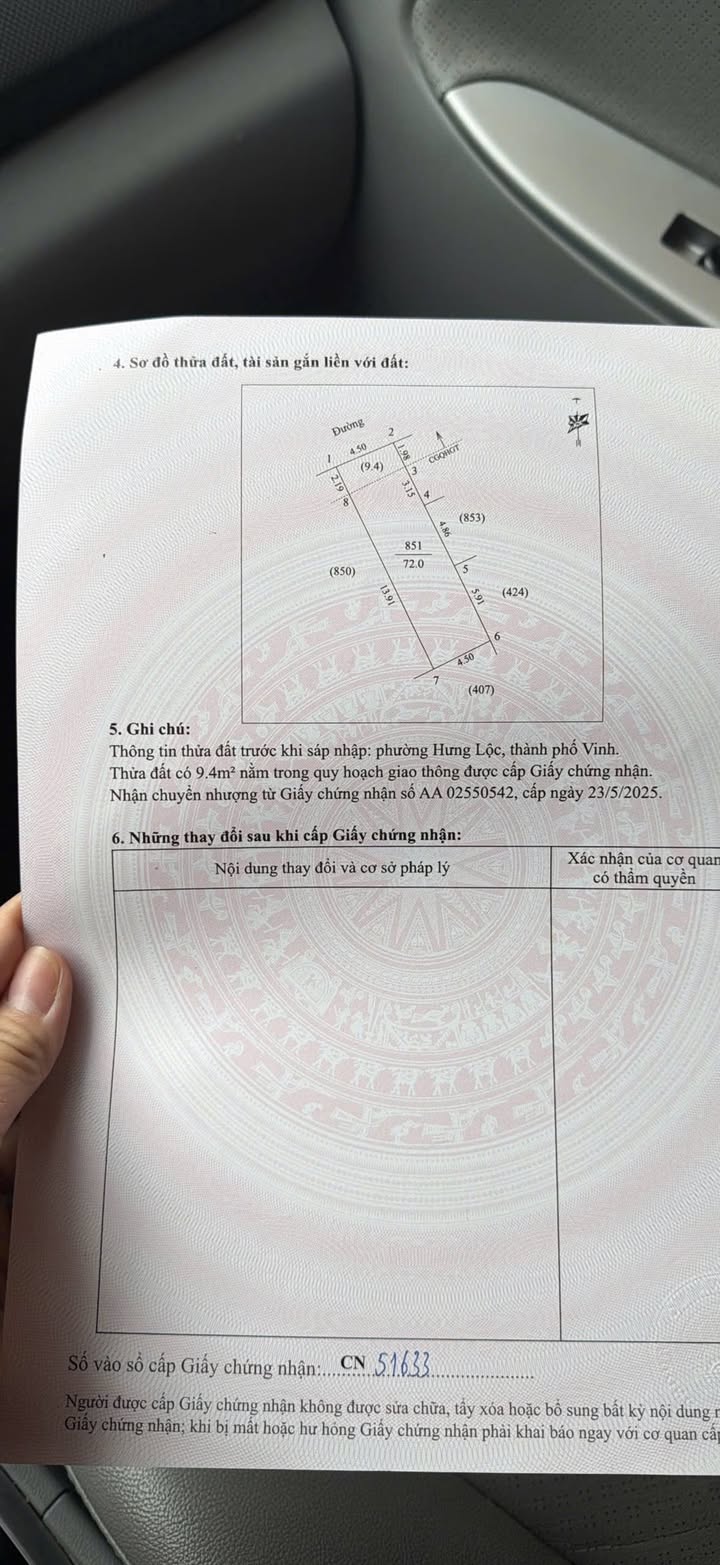Đất nền Hưng Lộc 72m² giá 3.3 tỷ - Sổ đỏ chính chủ!