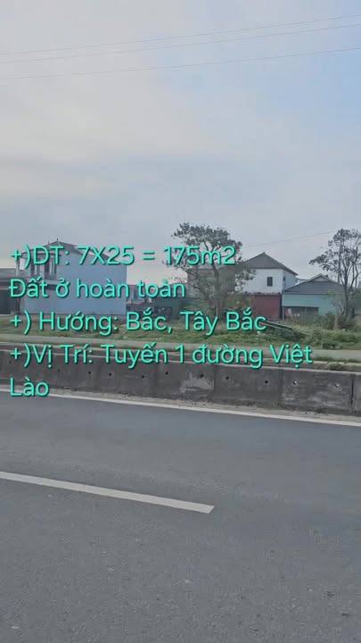 Đất nền Kỳ Anh 175m² - Sổ đỏ chính chủ, thổ cư toàn bộ!