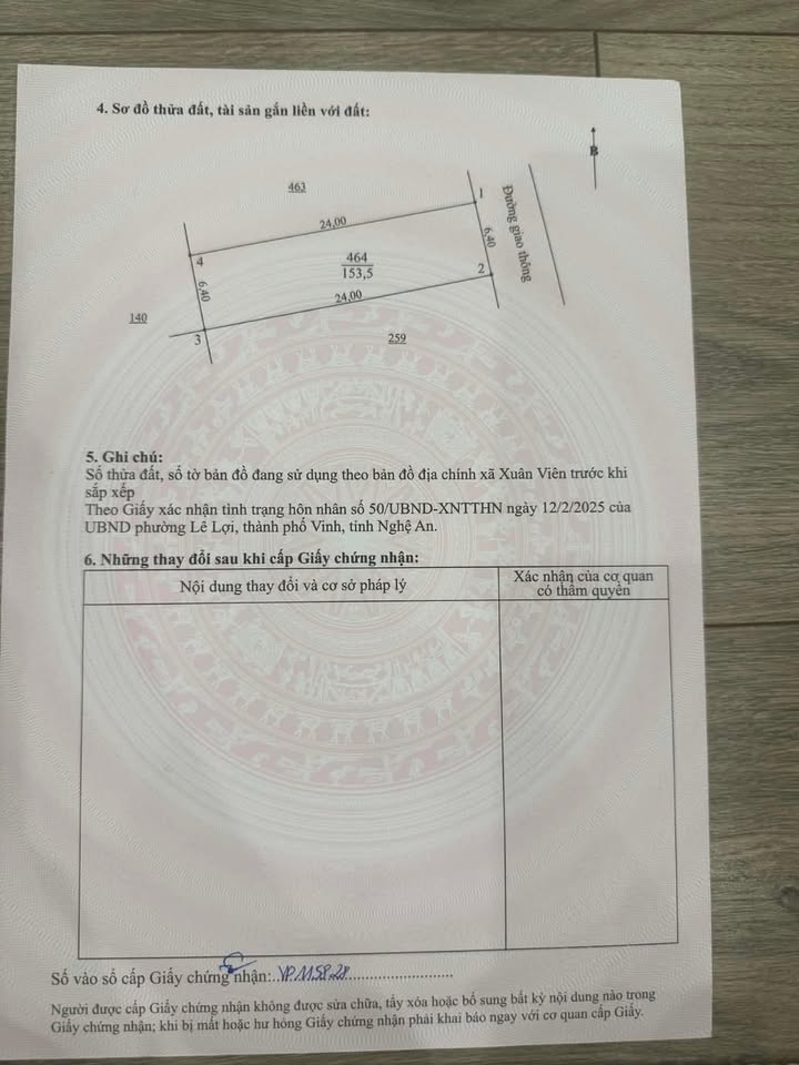 Đất Đấu Giá Xuân Viên, Nghi Xuân: 148m², Sổ Đỏ Sẵn Sàng - Giá 1.6 Tỷ