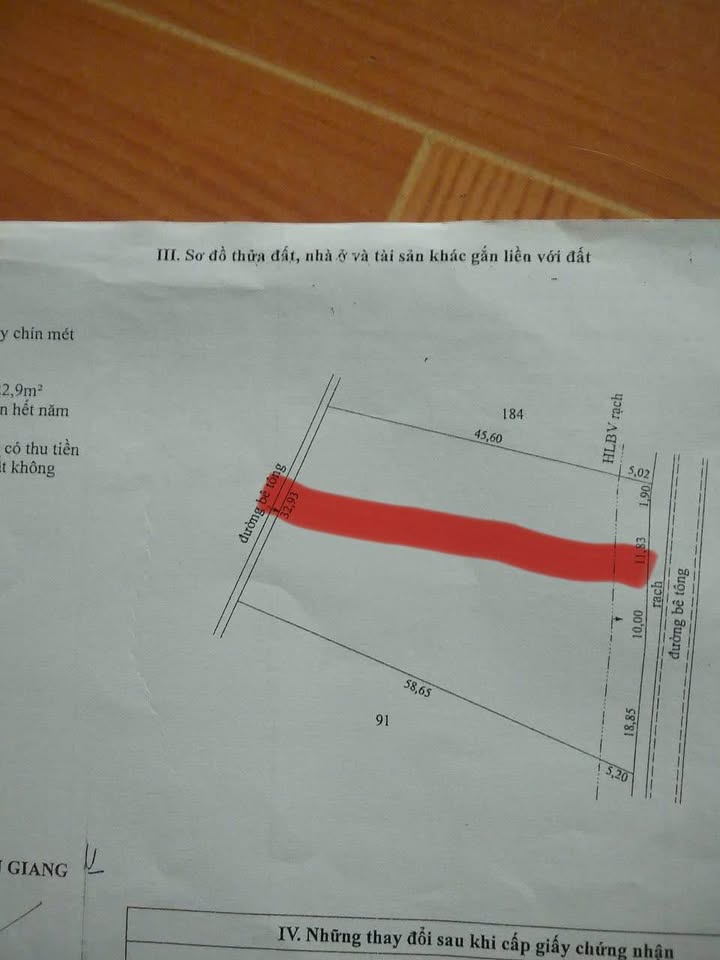 Đất Nền 2 Mặt Tiền Chợ Gạo, Tiền Giang - 450m² Giá 750 Triệu