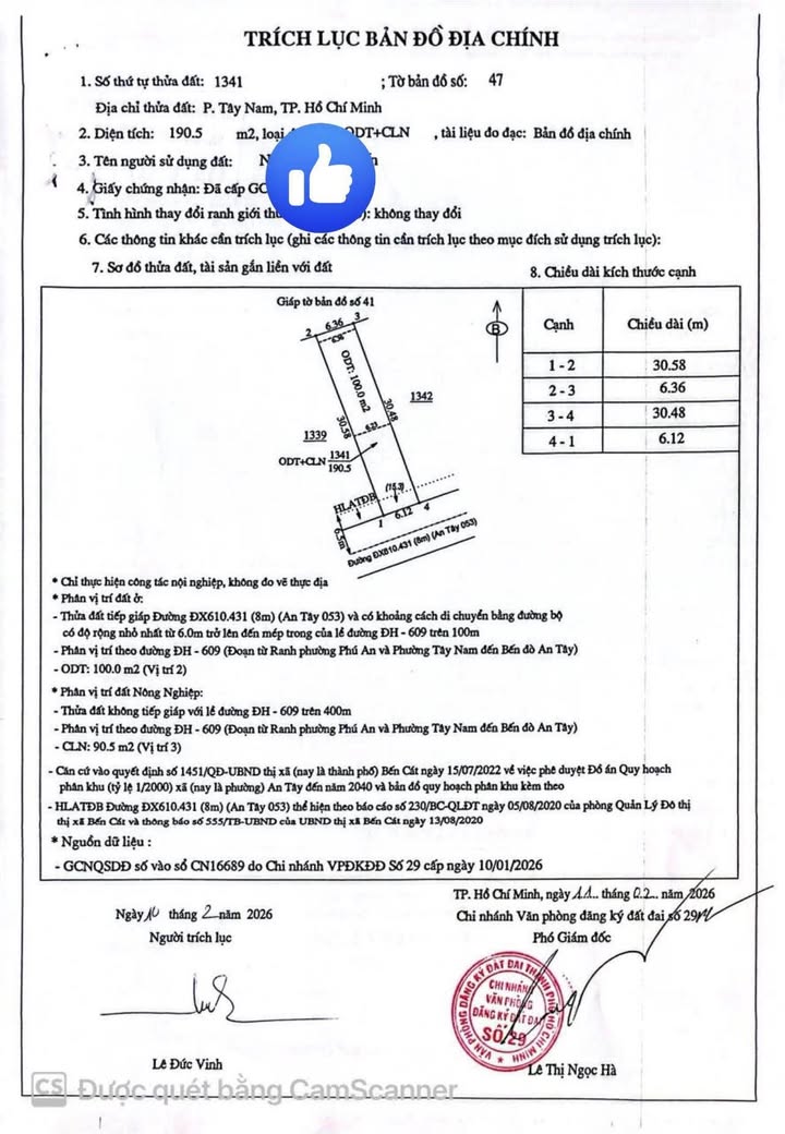 Đất nền An Tây Bến Cát 180m² giá 1.45 tỷ - Sổ hồng sẵn, đường nhựa!