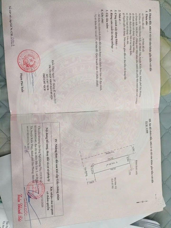 Đất Nền Kiến Thụy 166.84m² – Lô Góc Vị Trí Vàng, Sổ Đỏ Sẵn Sàng!