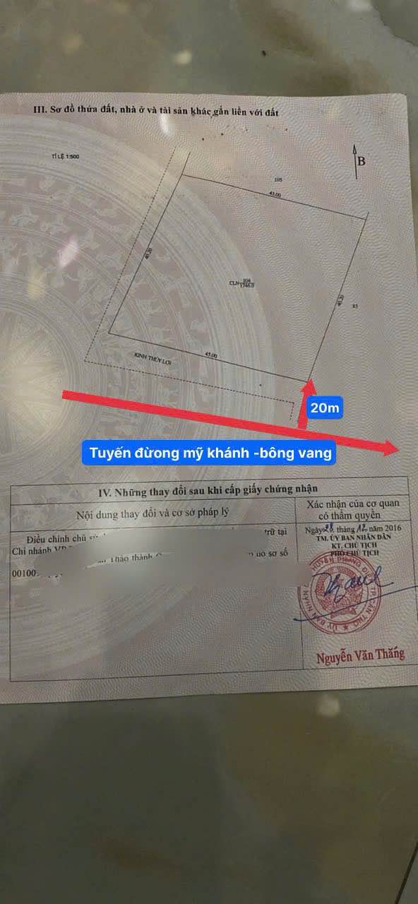 Đất vườn Mỹ Khánh, Cần Thơ 1746m² - Pháp lý rõ ràng!