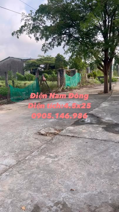 Đất nền Điện Nam Đông 112m² - Sổ đỏ chính chủ, ô tô quay đầu!