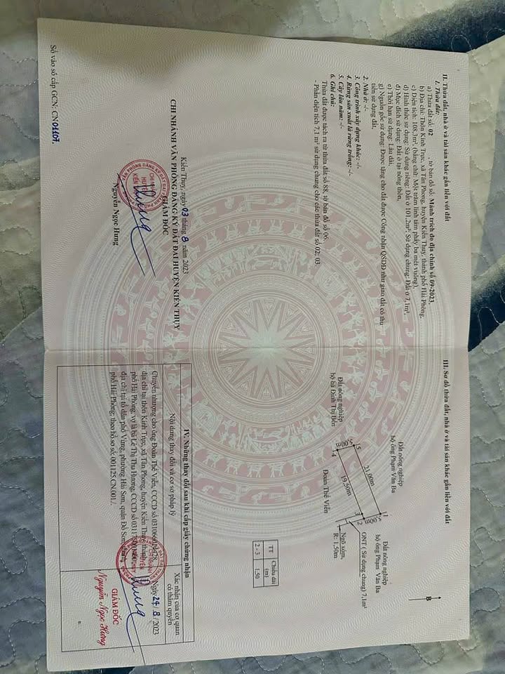 Bán Gấp Đất Vườn 230m² Kiến Thụy, Hải Phòng - Ngõ Oto Tận Đất