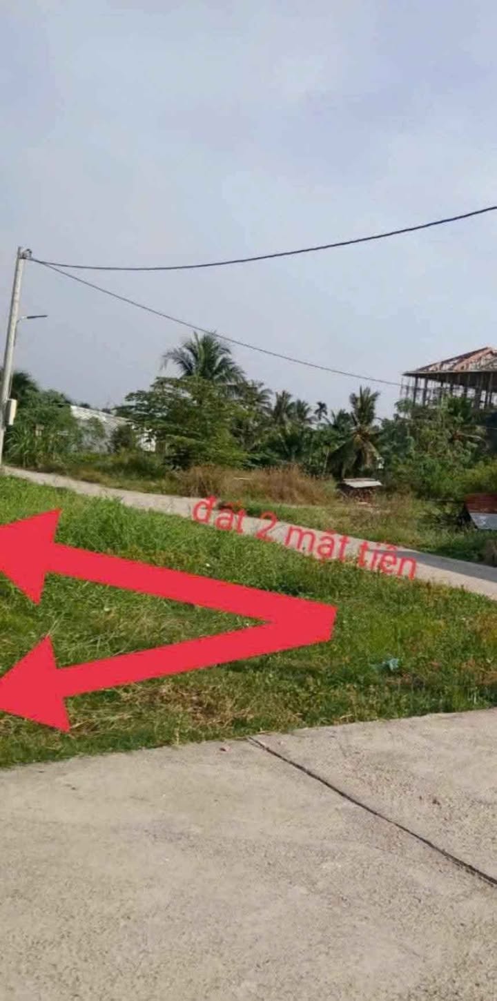 Đất nền 2 mặt tiền 300m² tại Xã Giao Long, Bến Tre - Giá 1.1 tỷ