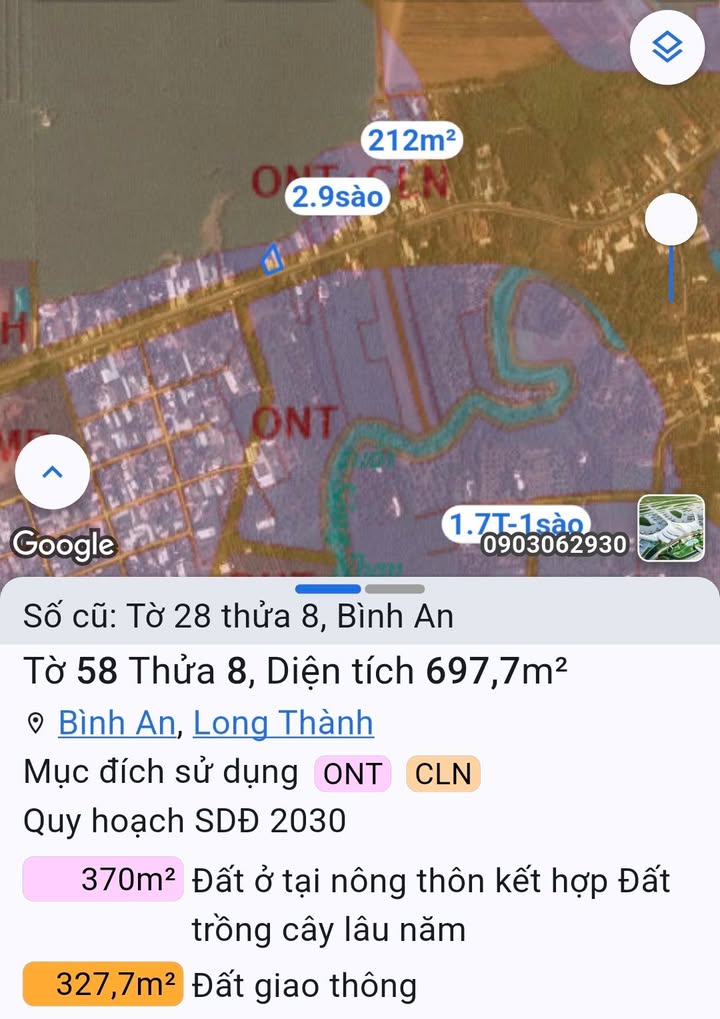 Đất nền mặt tiền TL769 Long Thành 940m² - Dòng tiền 1x tỷ