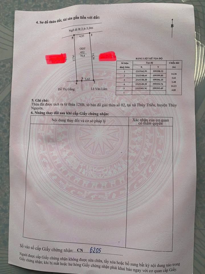 Đất nền Thuỷ Nguyên 70.8m² - Sổ hồng chính chủ, gần hồ sinh thái