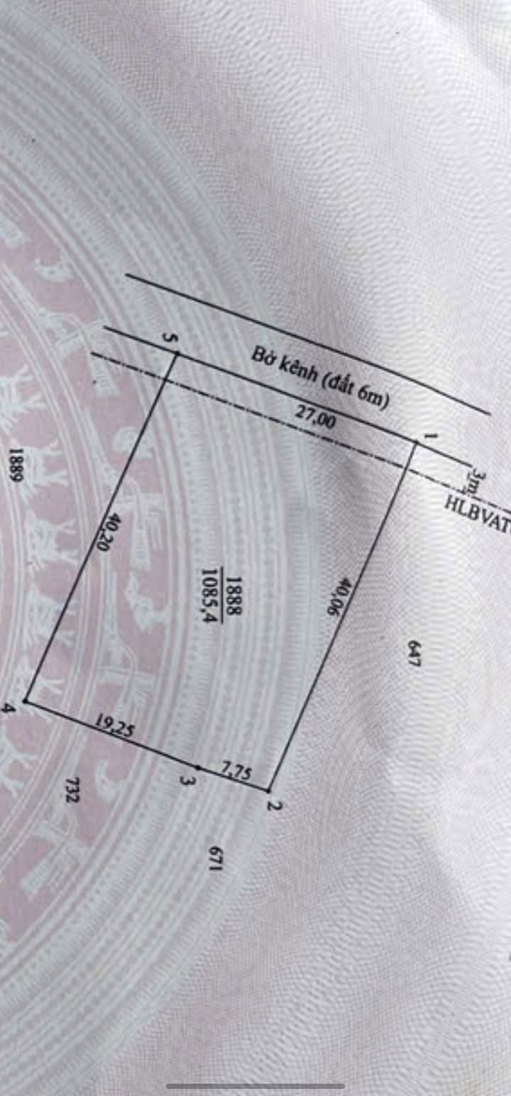 Bán Đất Thổ Cư 1058m² Thạnh Hóa, Long An - Sổ Đỏ Sẵn Sàng