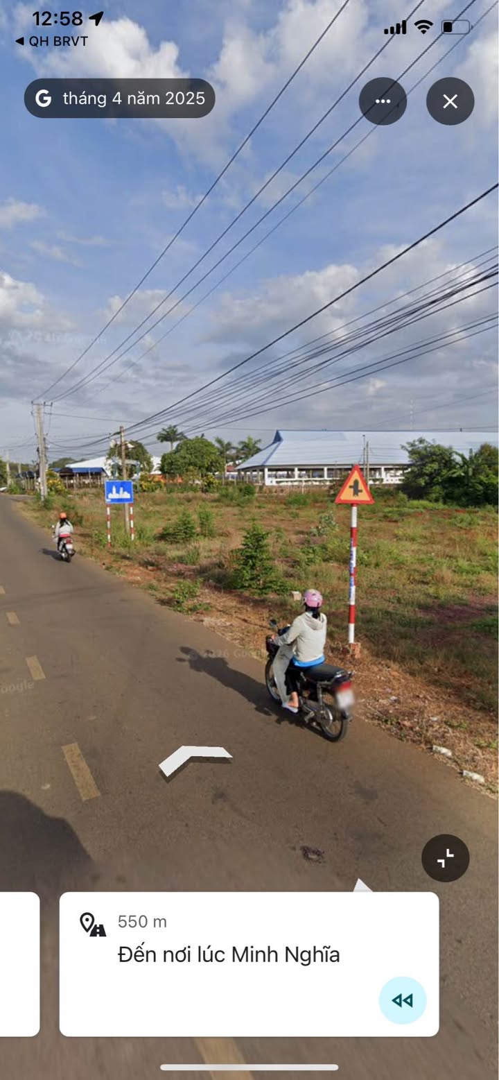 Bán đất mặt tiền Long Tân 110m² giá 1 tỷ - Sổ hồng sẵn, thổ cư cao!