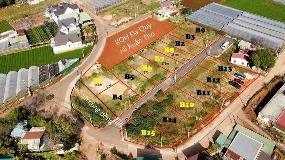Đất nền KQH Đa Quý Xuân Thọ Đà Lạt 270m² - Sổ hồng riêng, xây dựng tự do!