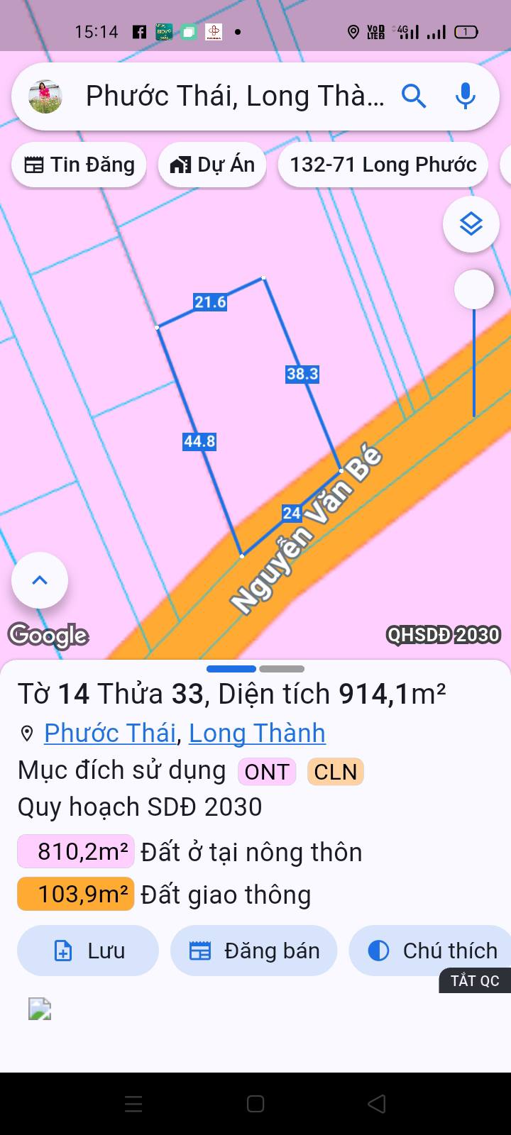Đất Phước Thái, Long Thành 150m² Sổ Đỏ - Giá 3.85 Tỷ, Công Chứng Nhanh