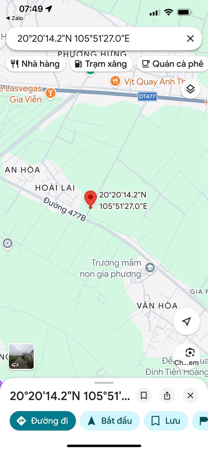 Đất nền Gia Viễn 100m² - Mặt tiền 5m, giá đầu tư 1.5 tỷ
