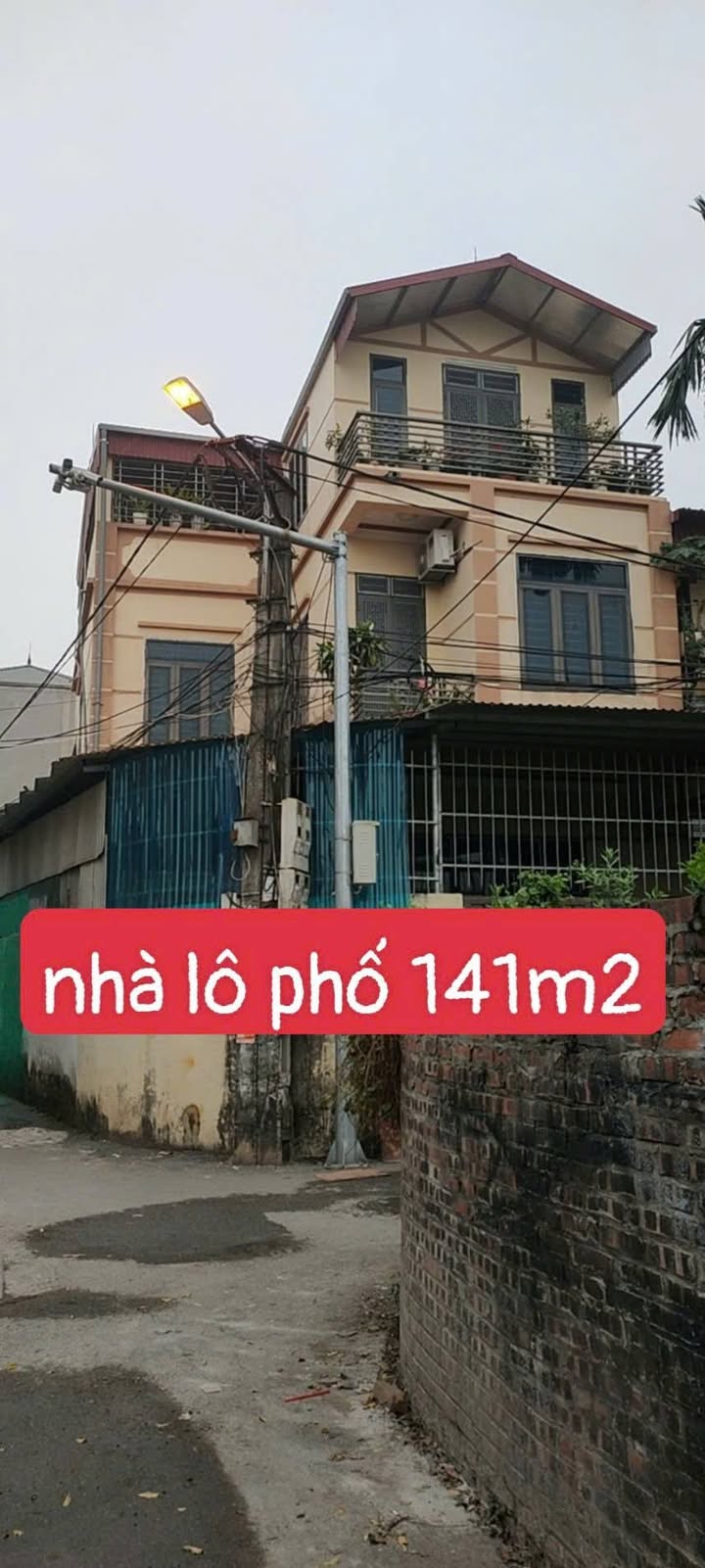 Bán nhà lô góc Đống Đa Vĩnh Yên 141m² - View Bắc Đầm Vạc cực thoáng!